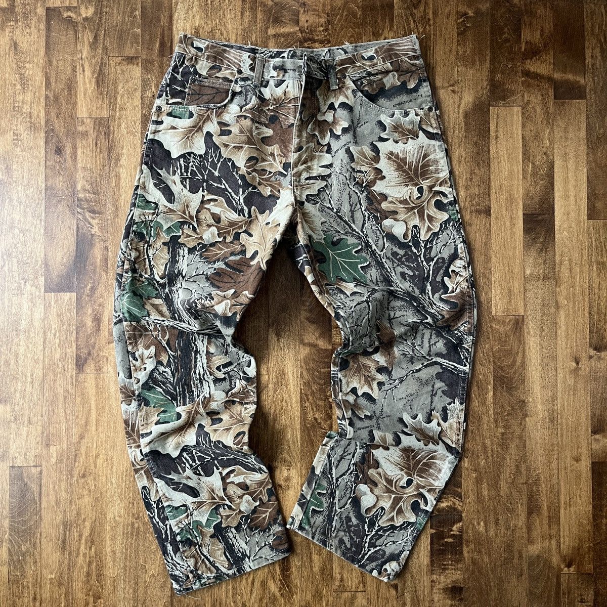 Vintage × Wrangler 1980s Wrangler Rugged Wear Camo Pants Size US 36 / EU 52 - 1 Thumbnail