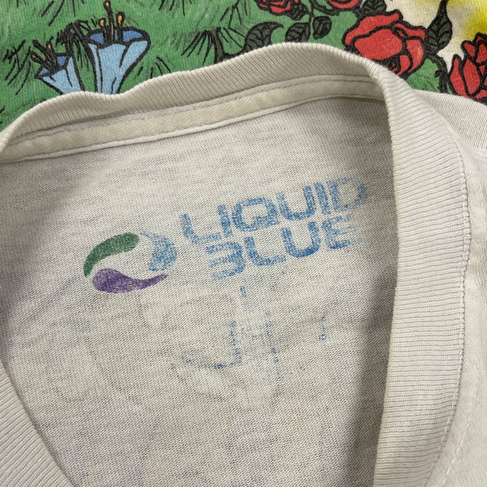 Vintage Liquid Blue Grateful Dead Summer Tour tie-dye Tee size Large Size US L / EU 52-54 / 3 - 5 Thumbnail