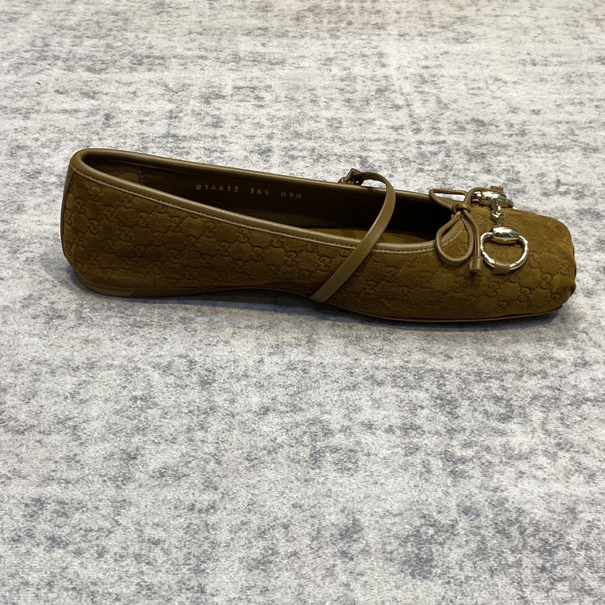 Gucci GUCCI Women's Gucci Horsebit Ballet Flat Size US 6.5 / IT 36.5 - 14 Thumbnail
