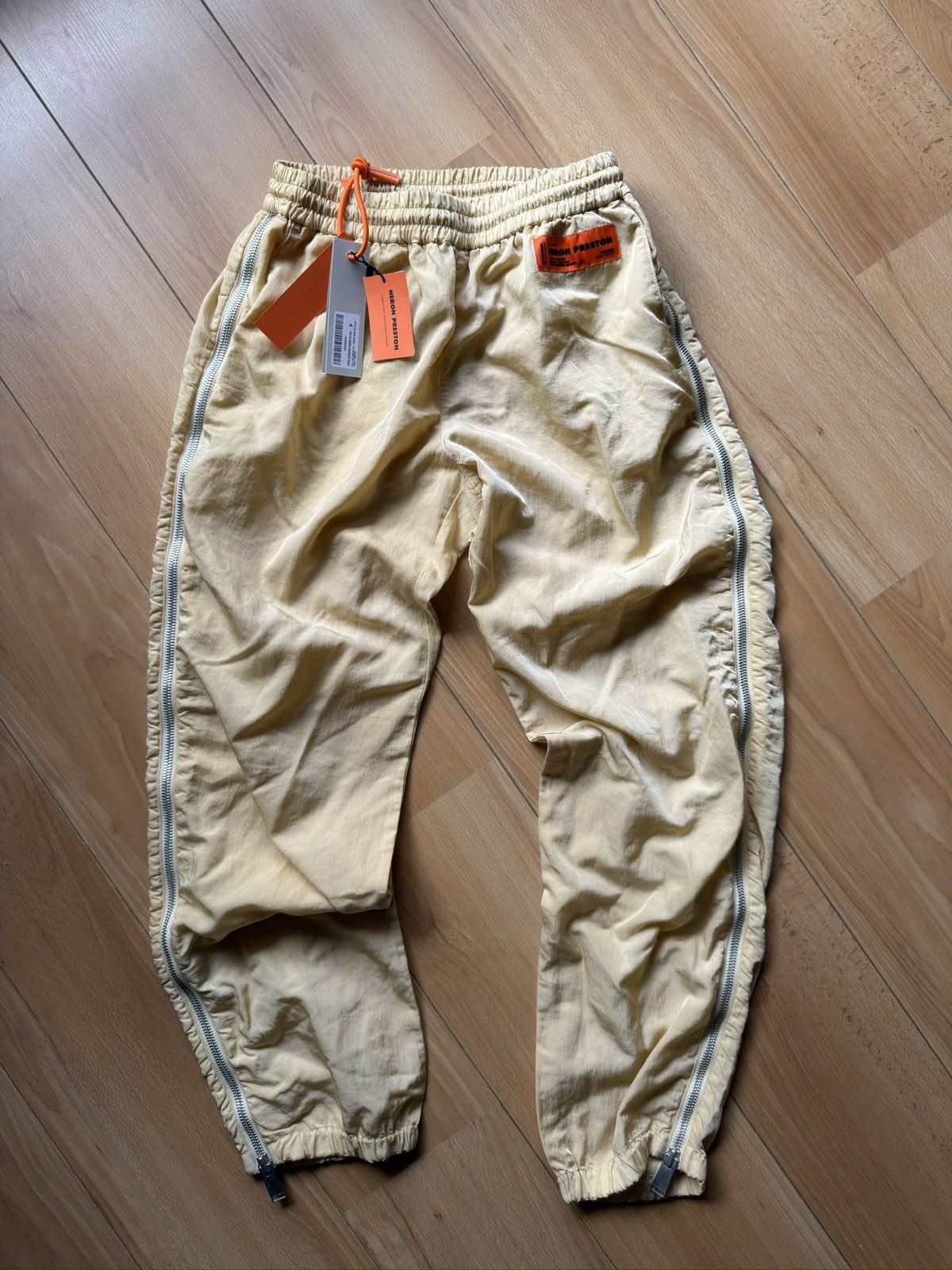 HERON PRESTON new nylon zip pants