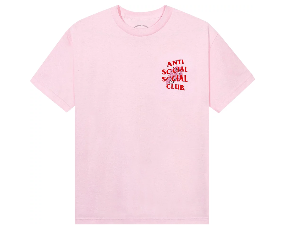 Anti Social Social Club Anti Social Social Club Nihon Pink Tee Japan Exclusive New Size US S / EU 44-46 / 1 - 2 Thumbnail