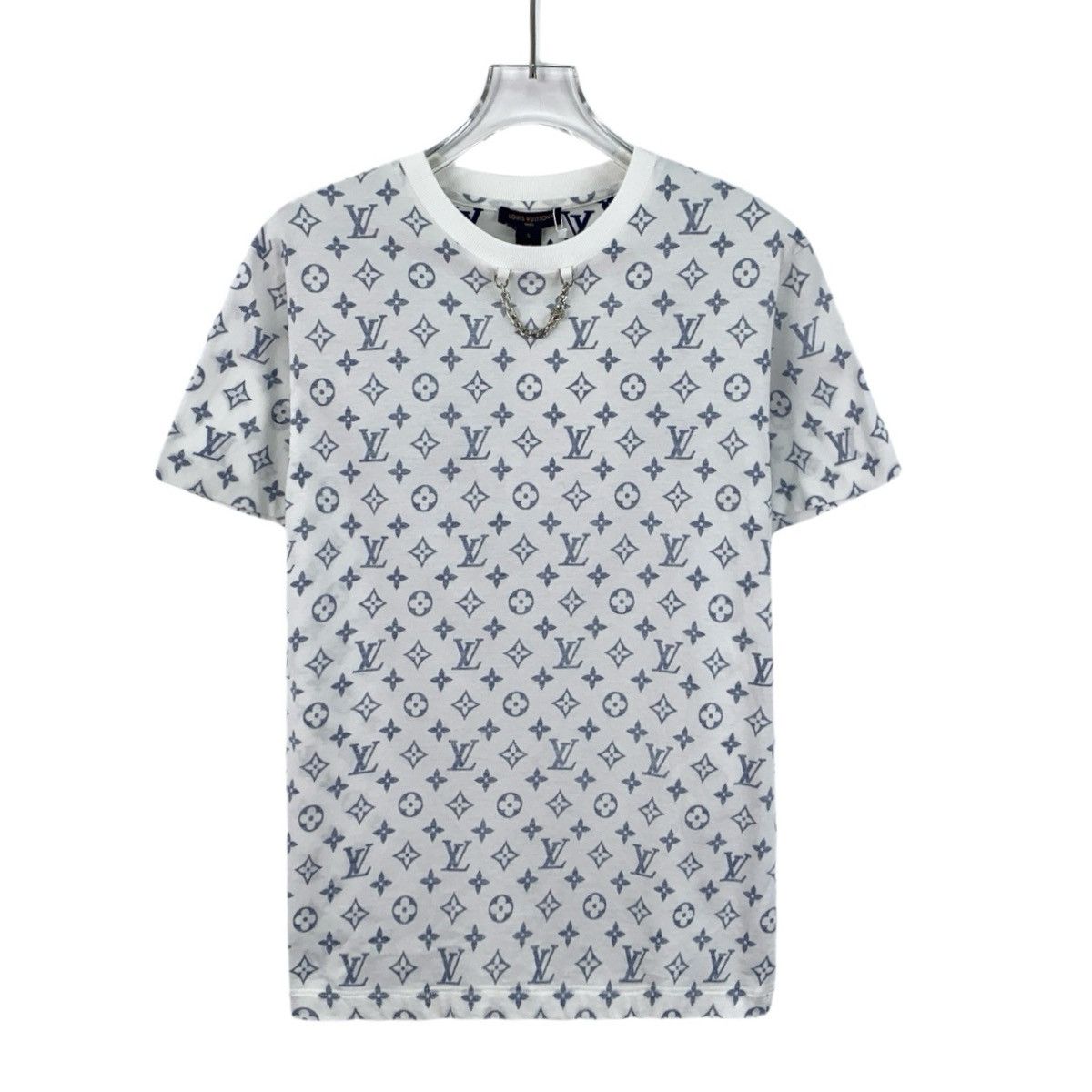 Louis Vuitton Louis Vuitton All Over Monogram Print Short Sleeve K26WX Size S / US 4 / IT 40 - 1 Thumbnail