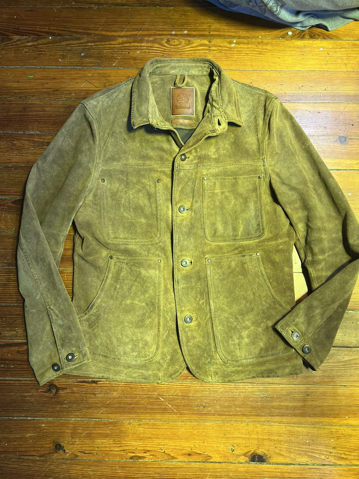 Timberland Timberland Men's Waxed Suede Welder Jacket - Sz medium Size US M / EU 48-50 / 2 - 1 Thumbnail