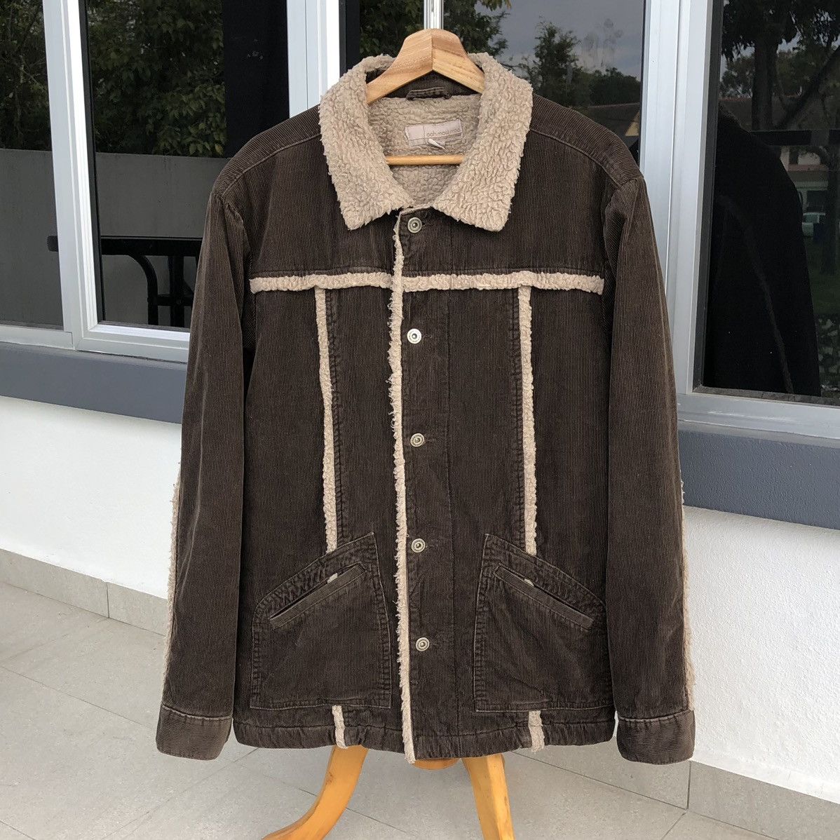 Japanese Brand Vintage ooh mow mao Conduray Lined Sherpa Jacket Size US M / EU 48-50 / 2 - 6 Thumbnail