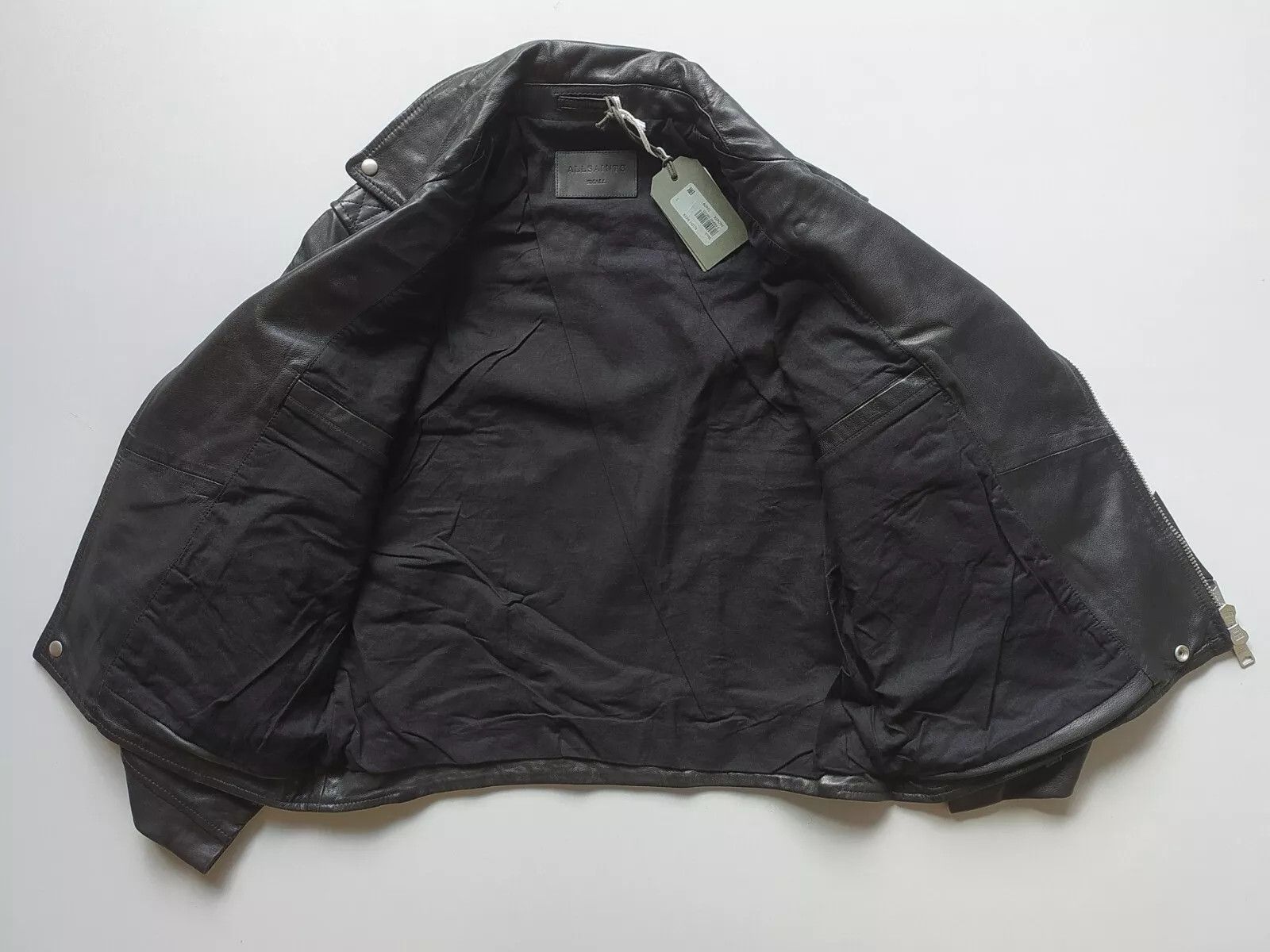Allsaints ALLSAINTS Allen Leather Biker Jacket IFD 0746 Size US S / EU 44-46 / 1 - 8 Thumbnail