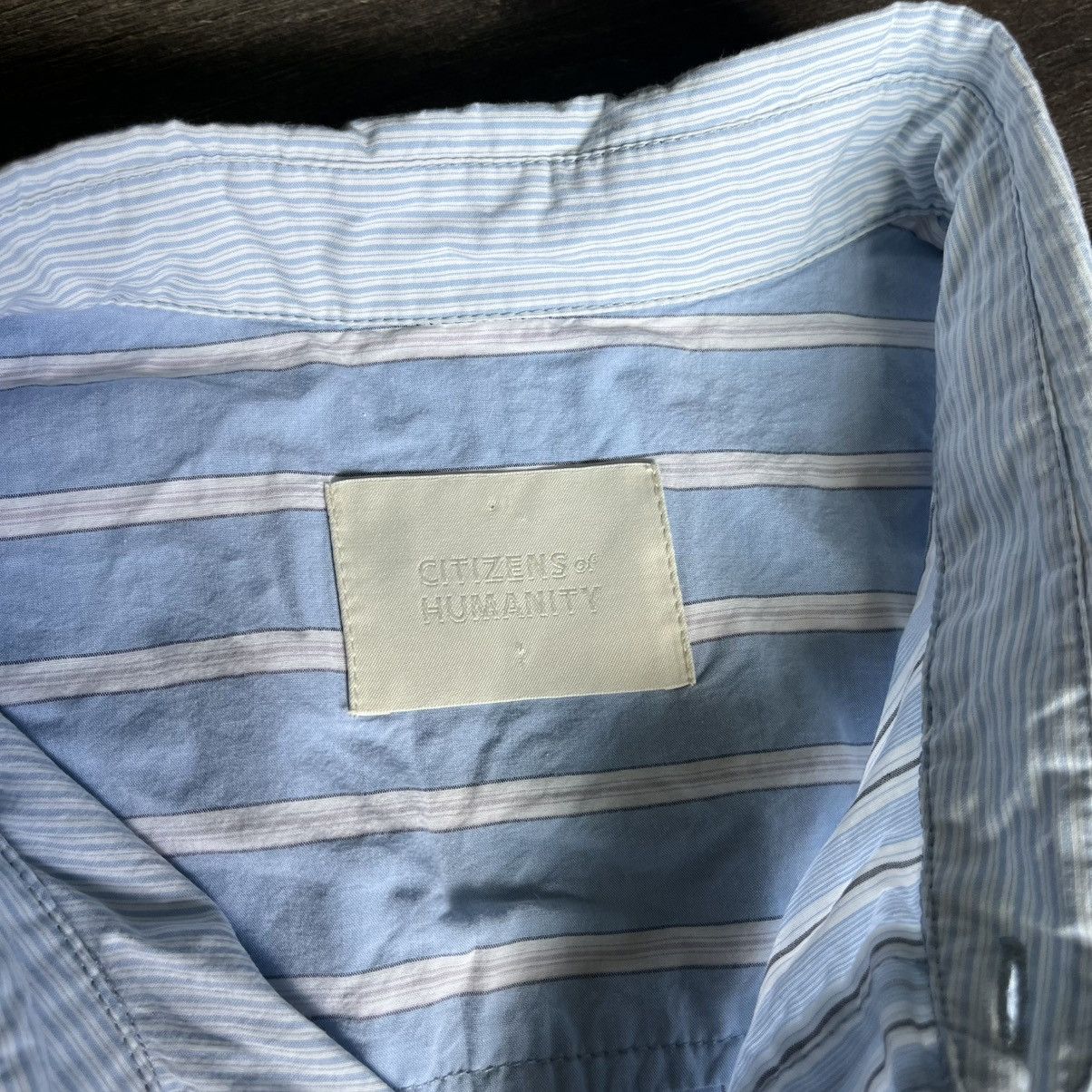 Citizens Of Humanity × Designer × Vintage Citizens of Humanity Kayla Button Up Shirt Reworked Stripe Size M / US 6-8 / IT 42-44 - 10 Thumbnail