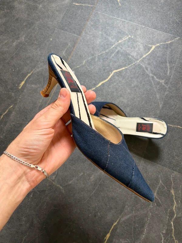 Jeffery West Jeffery West Jeans denim Heels Diva y2k 00s vintage Size US 8 / IT 38 - 1 Thumbnail