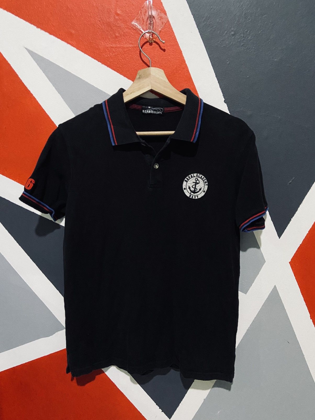 Beams Plus Naval Academy Navy Polo Tee Size US M / EU 48-50 / 2 - 1 Thumbnail