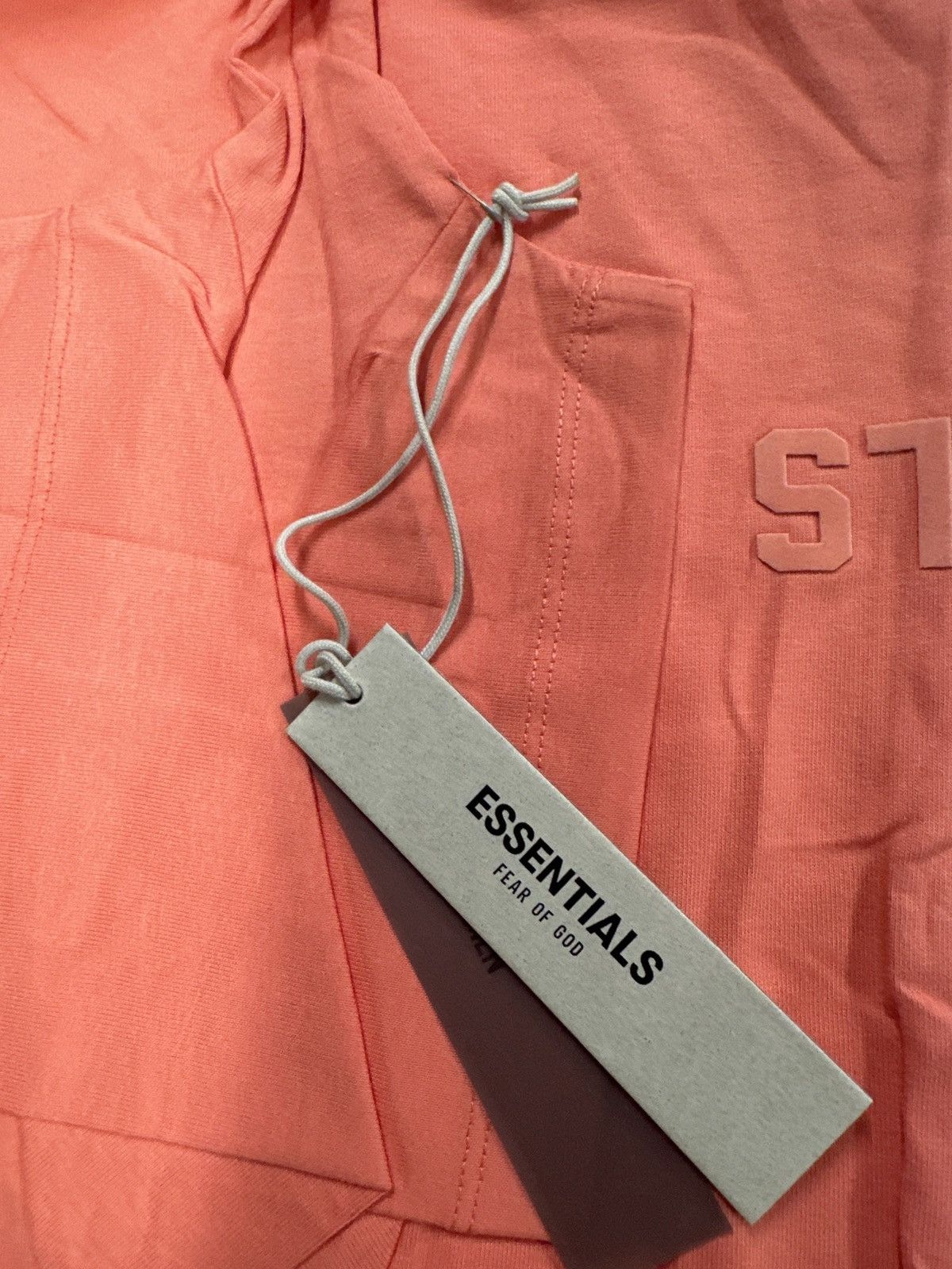 Essentials Fear of God Essentials Short sleeve tee Coral Size US XS / EU 42 / 0 - 8 Thumbnail