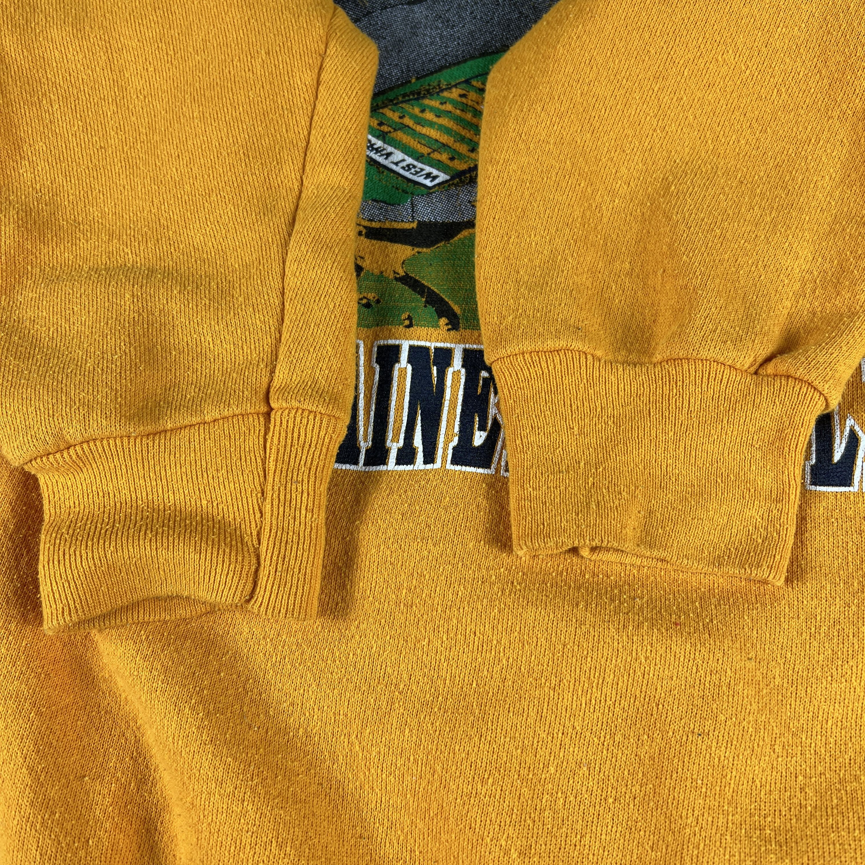 NCAA × Tultex × Vintage VTG 80s West Virginia Mountaineers Field Sweatshirt Crewneck Size US M / EU 48-50 / 2 - 4 Thumbnail