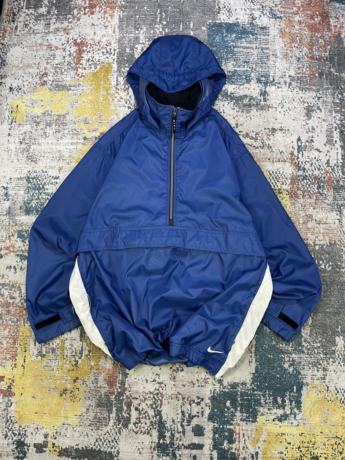 Nike Vtg 90s Nike S9 SFD Anorak 1/4 Zipper Pull Over Windbreakers Size US XL / EU 56 / 4 - 2 Thumbnail