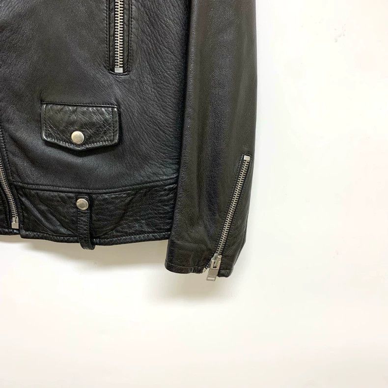 Saint Laurent Paris Saint Laurent Paris Leather motorcycle jacket 2505-Nextarro Size US M / EU 48-50 / 2 - 6 Thumbnail