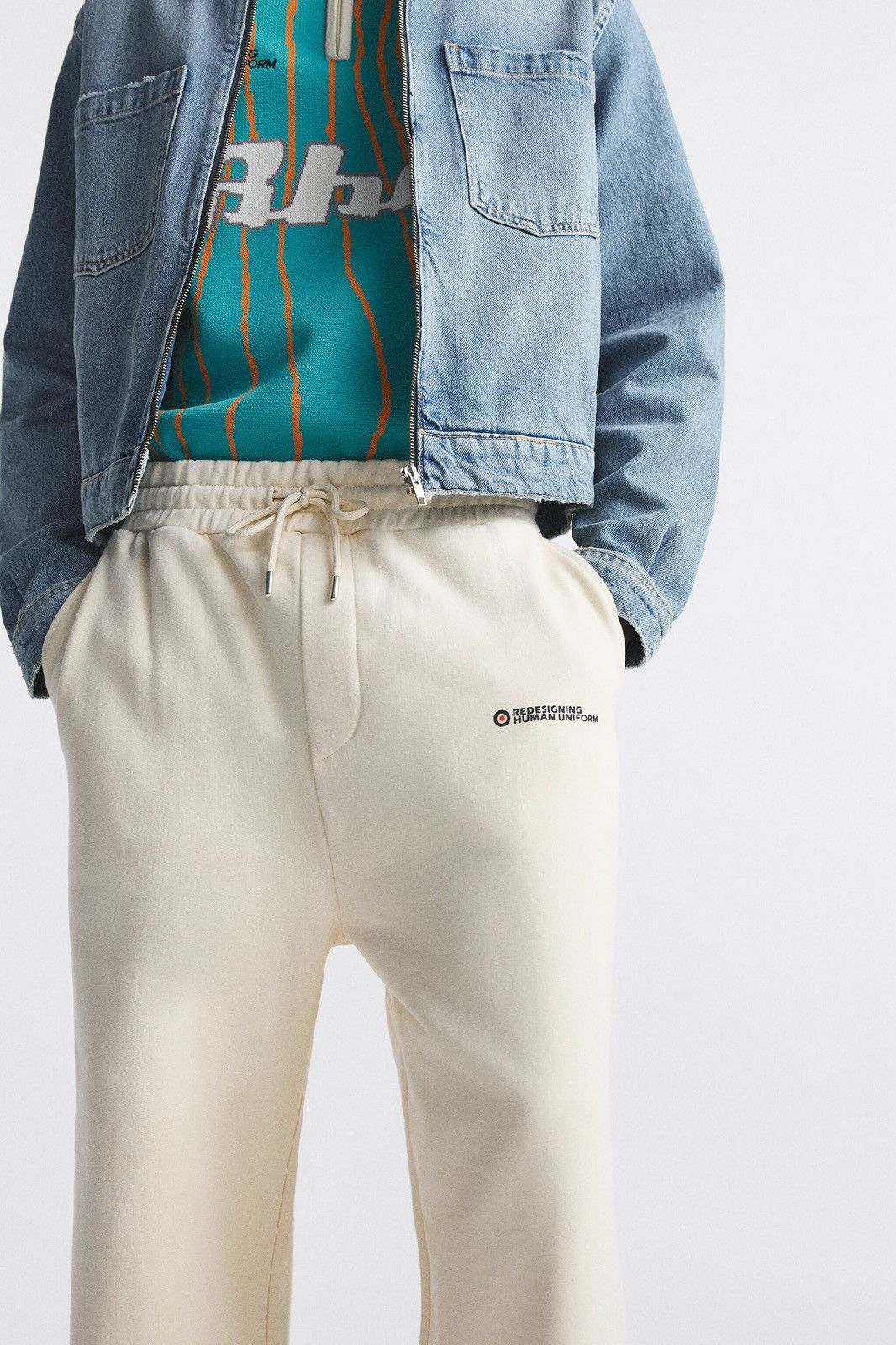 Rhude × Zara RHUDE x Zara NEW jogger trousers with logo size XL Size US 36 / EU 52 - 4 Thumbnail
