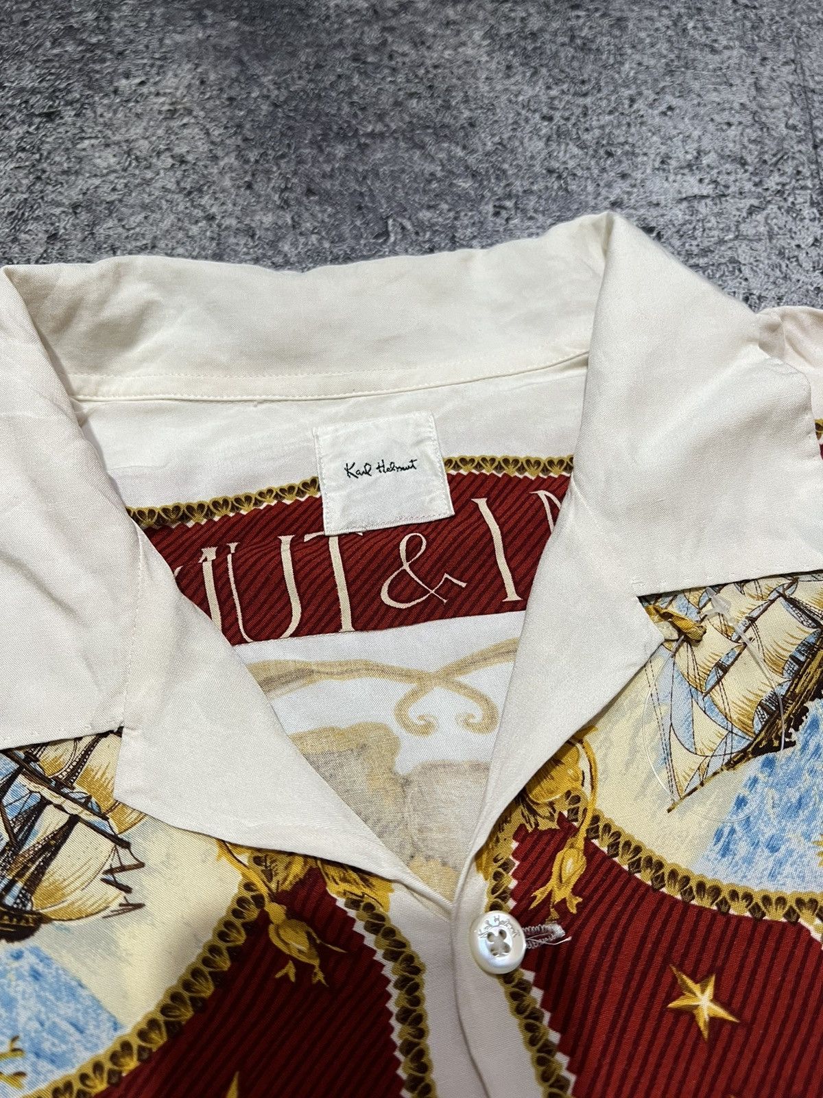 Helmut Lang 2000s Japanese Maison Jpg All Over Print Shirt y2k Lgb Ifsix Size US L / EU 52-54 / 3 - 4 Thumbnail