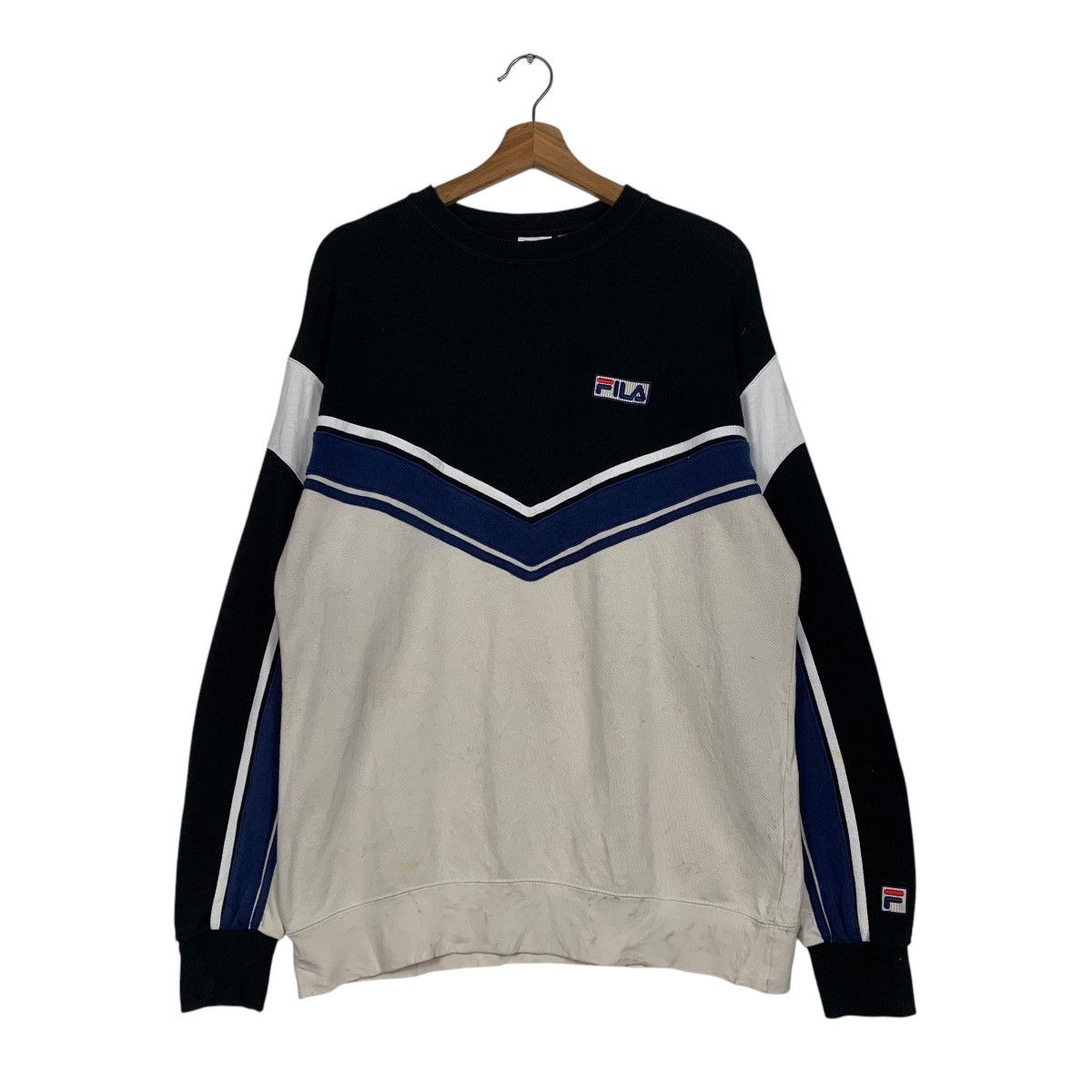 Fila Fila Color Block Sweatshirt Size US M / EU 48-50 / 2 - 1 Thumbnail