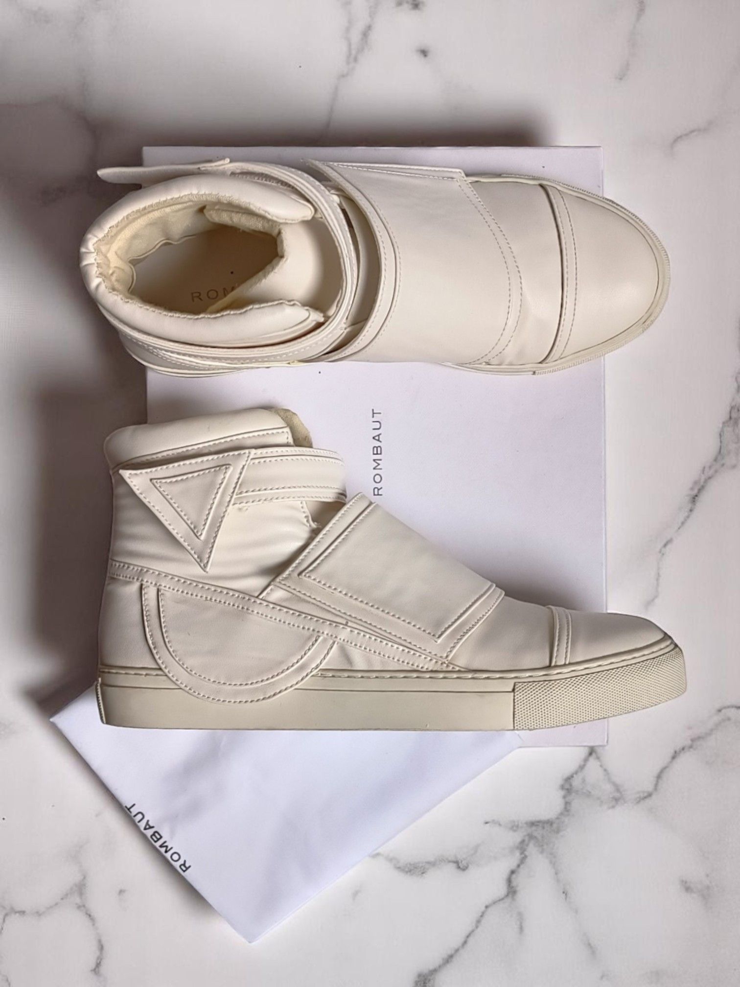 Rombaut Autumn/Winter 2015 'Mission' High-Top Vegan Leather Sneakers Size US 11 / EU 44 - 2 Thumbnail