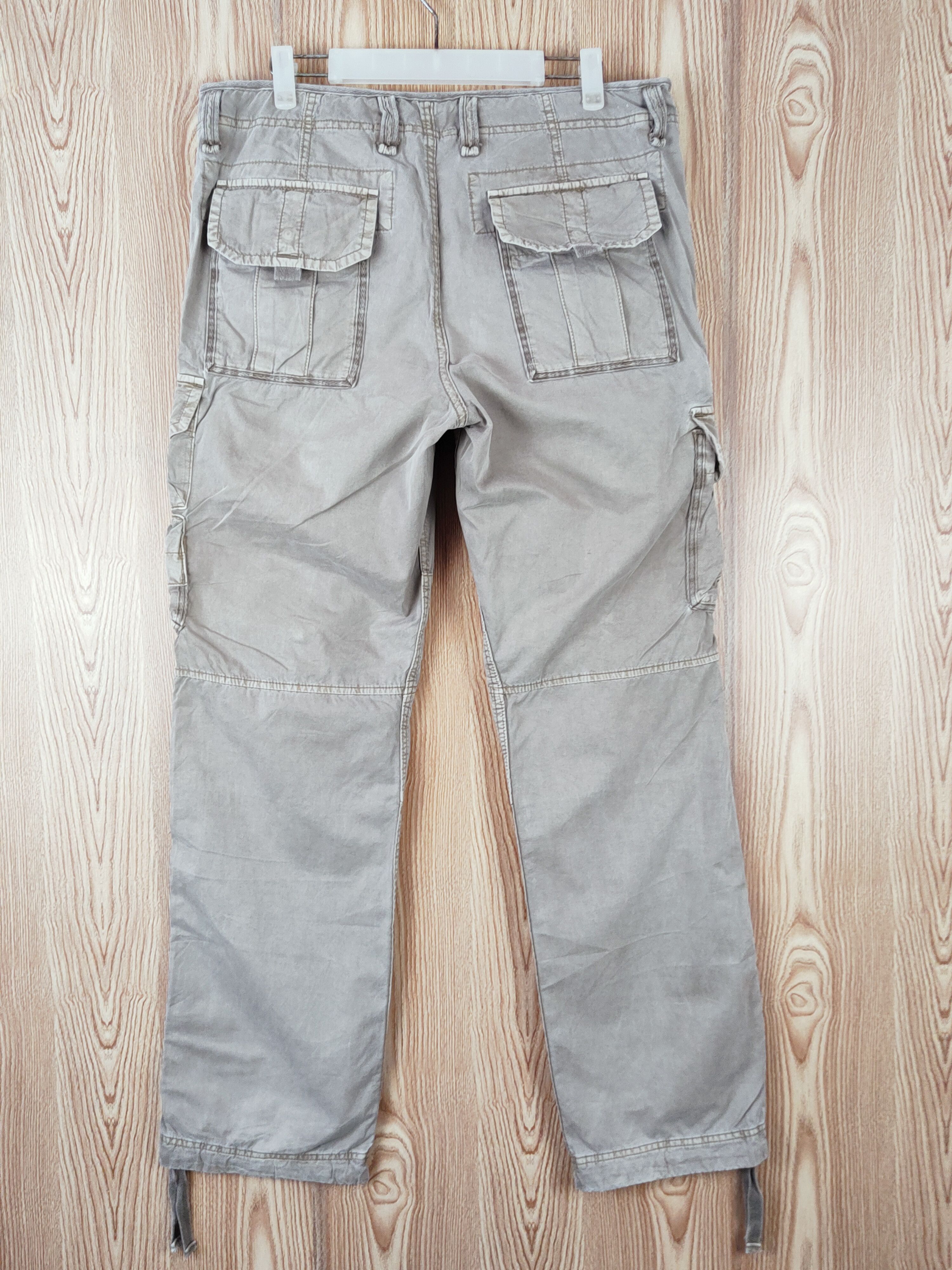 Japanese Brand DL Uniqlo Beige Multipocket Tactical Cargo Pants #W929 Size US 34 / EU 50 - 7 Thumbnail