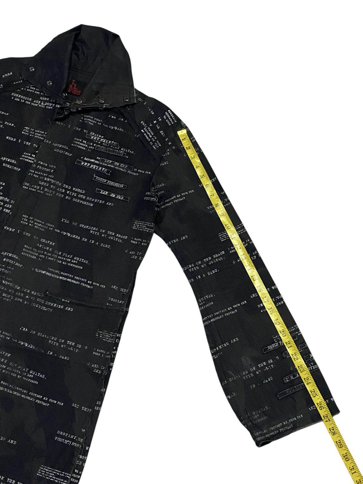 If Six Was Nine Vintage Anarchy With Frayed Seams Punk Jacket Size US L / EU 52-54 / 3 - 22 Thumbnail