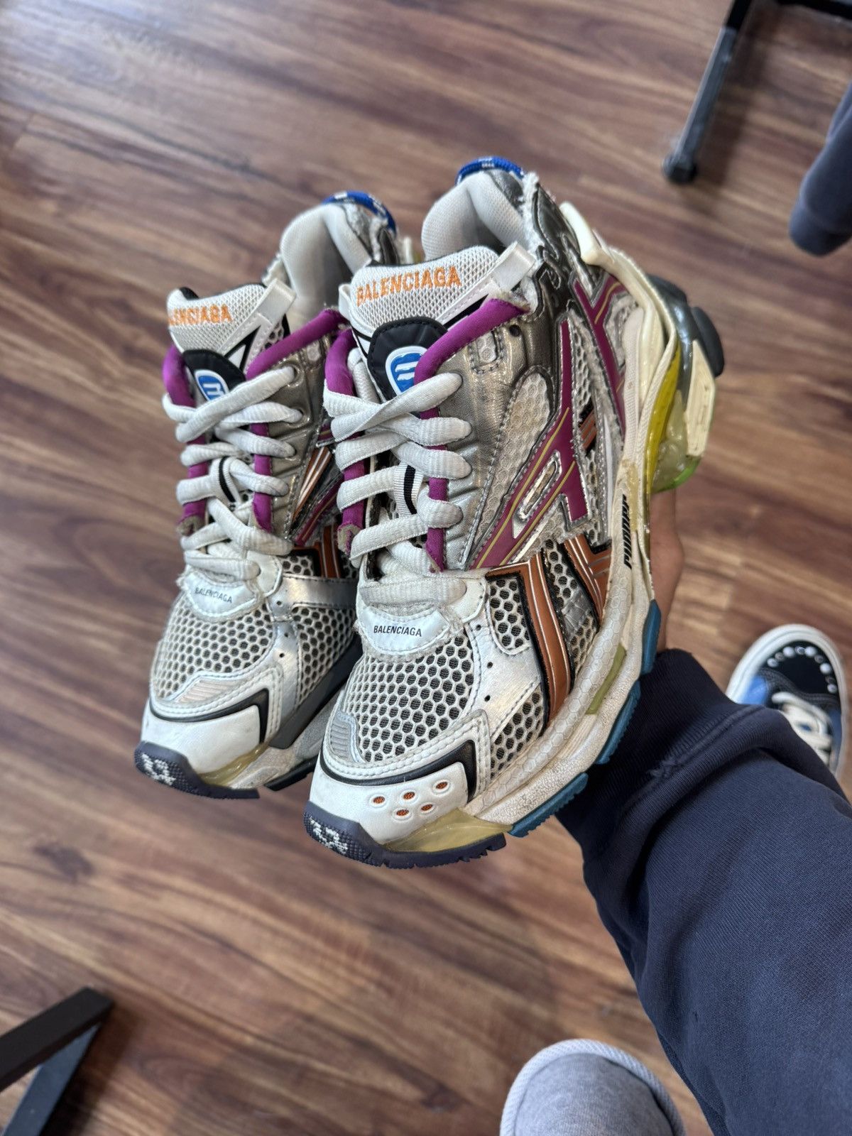 Balenciaga Balenciaga Runner Multicolor Size US 5 / EU 37 - 4 Thumbnail