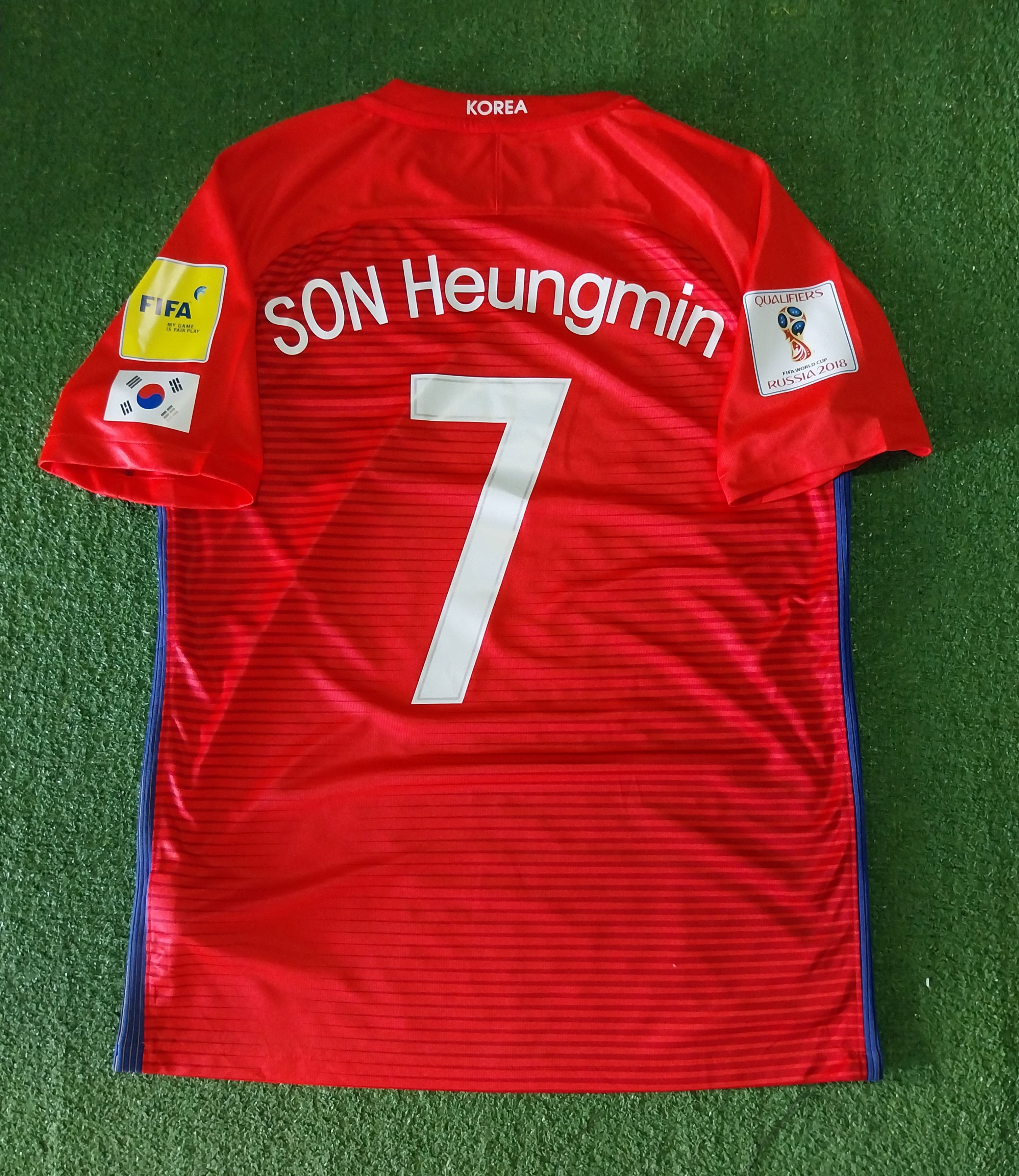 Nike South korea 2016 son heung min jersey football Size US L / EU 52-54 / 3 - 1 Thumbnail
