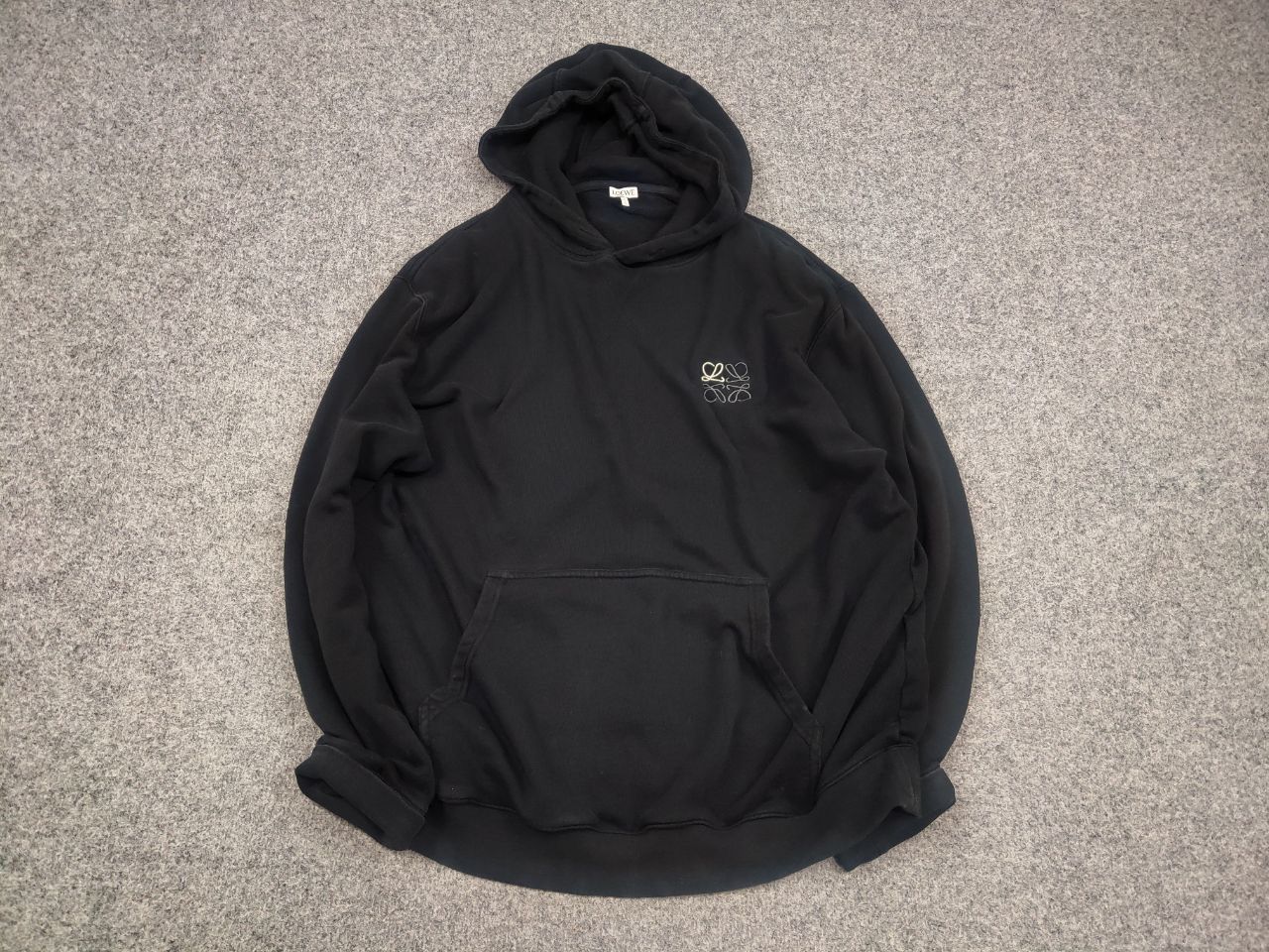 Loewe Loewe mini classic logo black oversized authentic hoodie Size US XL / EU 56 / 4 - 2 Thumbnail