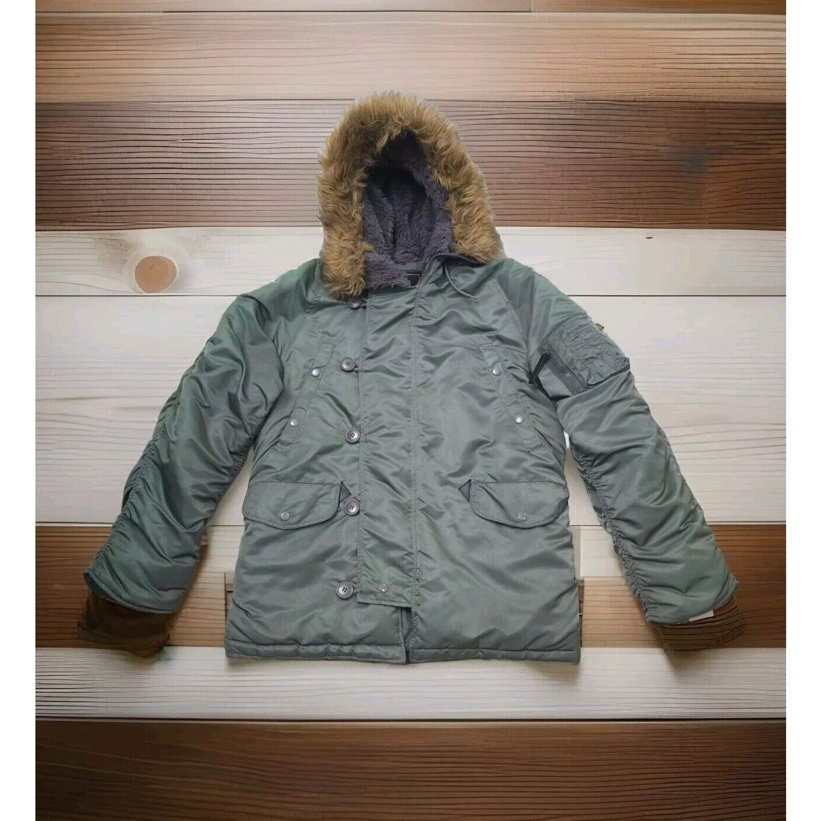 Alpha Industries Alpha Industries Extreme Weather Hooded Jacket N-3B Size US S / EU 44-46 / 1 - 1 Thumbnail