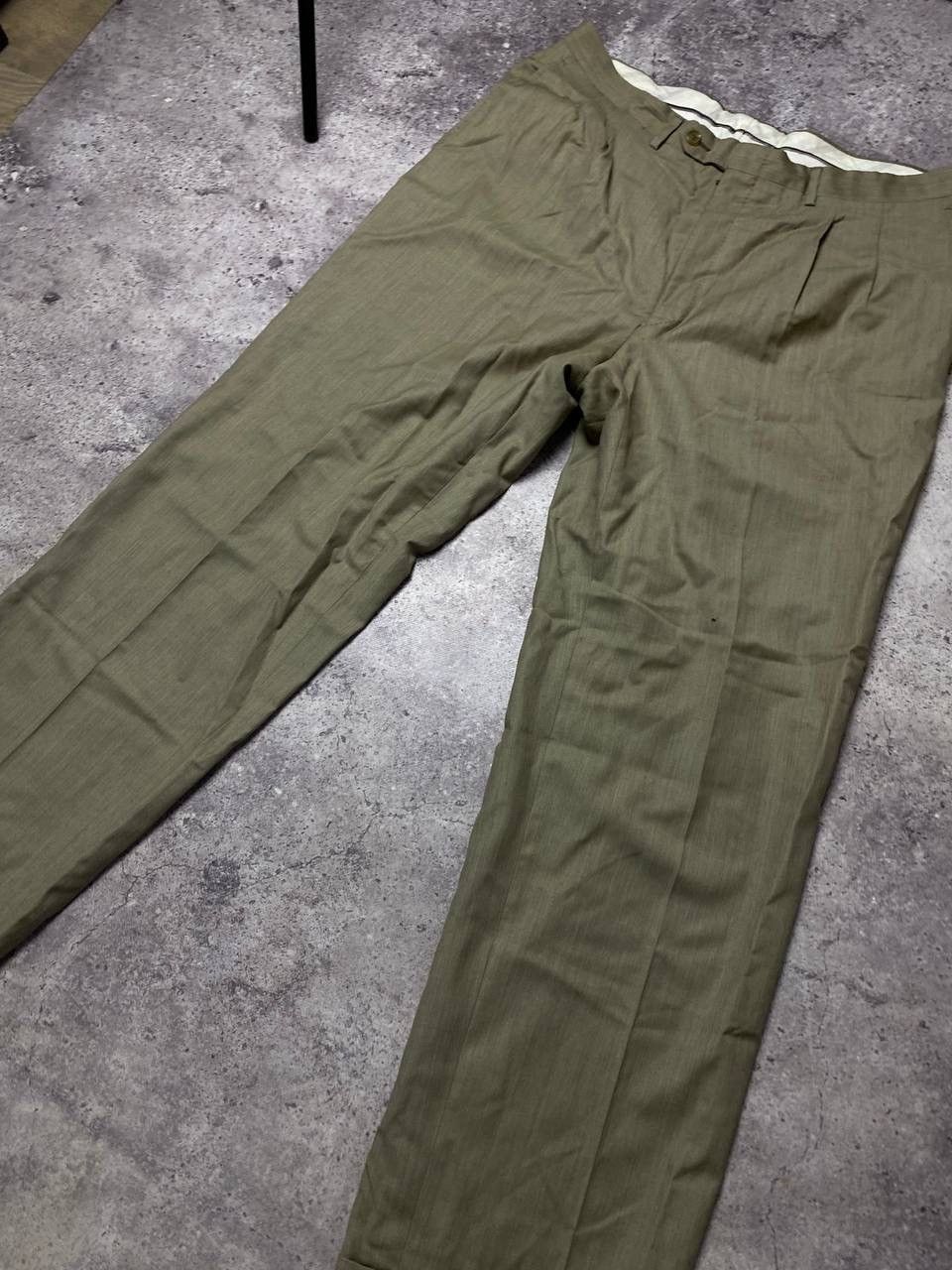 Lanvin × Vintage Vintage Lanvin Pants Beige Made in Italy Size 38 Size US 38 / EU 54 - 2 Thumbnail