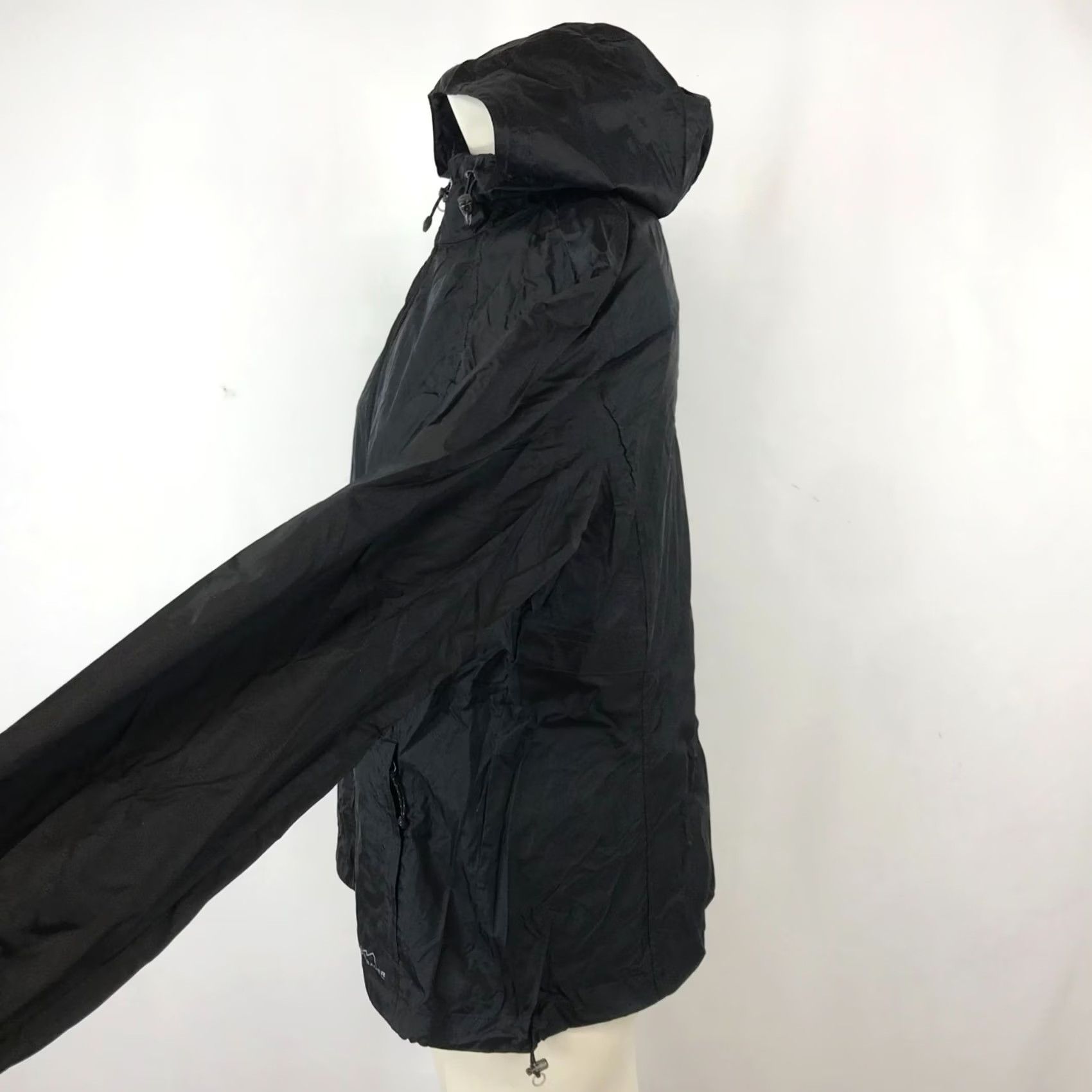 Eddie Bauer EDDIE BAUER WOMENS LARGE BLACK FULL ZIP HOODED LIGHTWEIGHT JACKET COAT Size L / US 10 / IT 46 - 4 Thumbnail