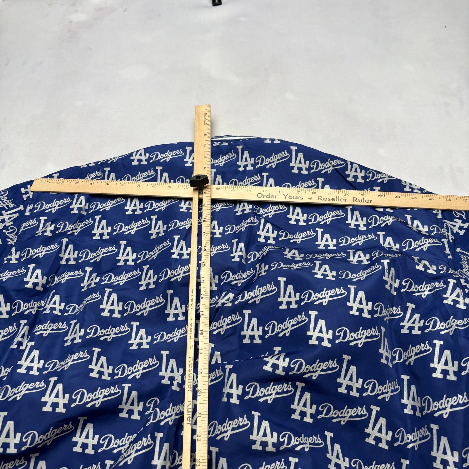 JH Design × MLB × Vintage VTG Jeff Hamilton LA Dodgers Wool Reversible Jacket Men's 4X Size US XXL / EU 58 / 5 - 16 Thumbnail