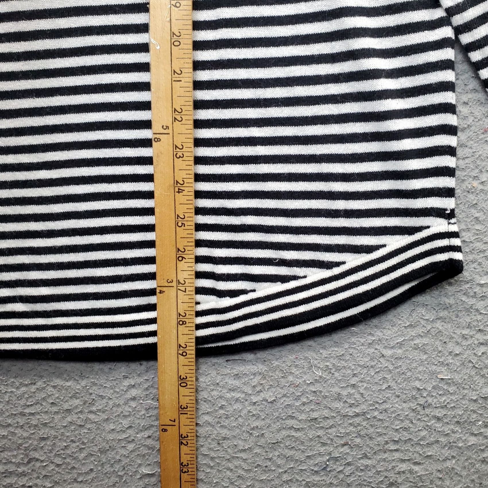 Loft Loft Womens Shirt XXL Multicolor Striped Viscose Raglan Crew Neck Pullover Top Size XXL / US 16-18 / IT 52-54 - 3 Thumbnail