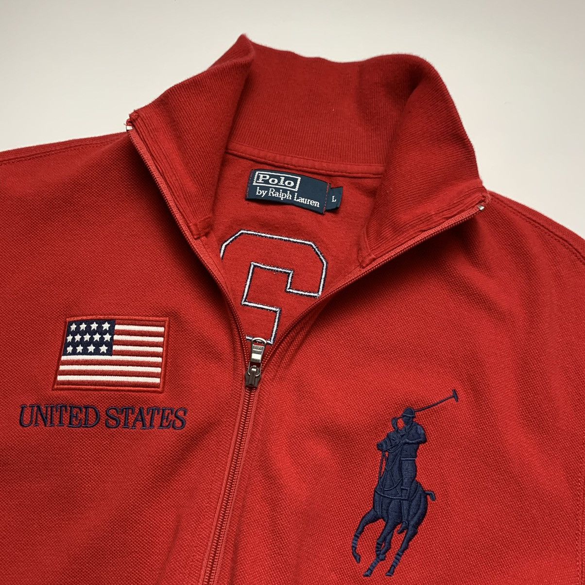 Other Vintage Polo Ralph Lauren Zip Hoodie USA #3 ChiefKeef Style Size US L / EU 52-54 / 3 - 9 Thumbnail