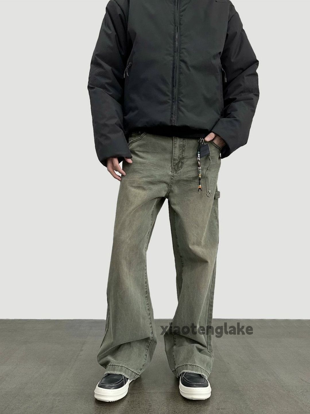 Jean × Vintage Washed faded cleanfit yuppie y2k loose hiphop jeans Size US 32 / EU 48 - 4 Thumbnail