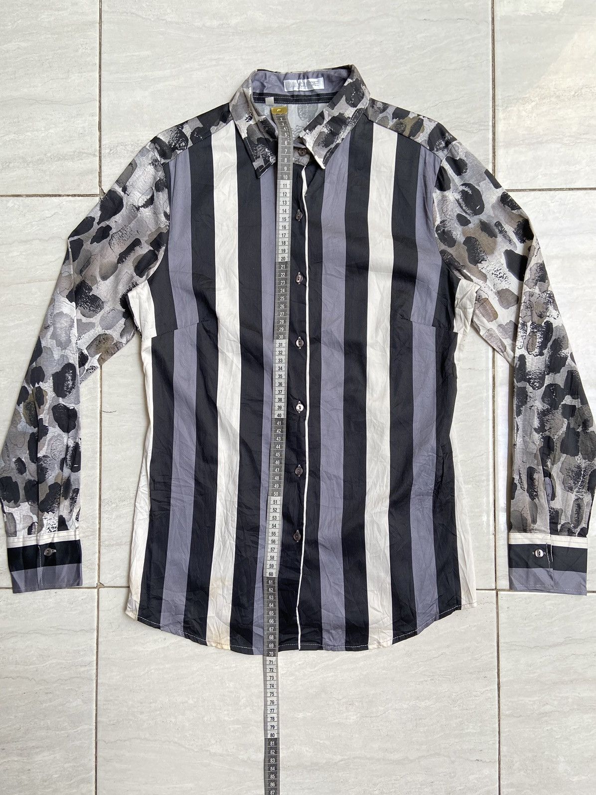 Designer × Japanese Brand NARA CAMICIE Patterned Shirt Size US XS / EU 42 / 0 - 2 Thumbnail