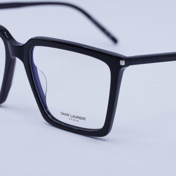 Saint Laurent Paris 🕶️ New Saint Laurent SL474 OPT 001 Eyeglasses - Black Frame Size ONE SIZE - 11 Thumbnail
