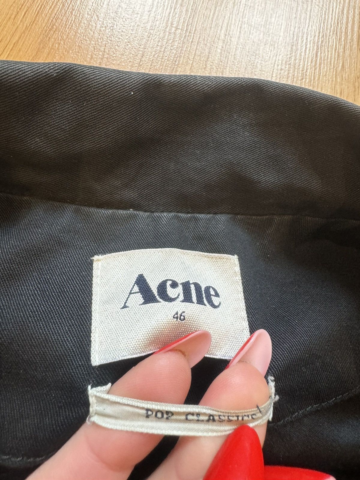 Acne Studios × Designer × Vintage Acne Studios Denim Jacket biker – Classic Fit – Size M/L Size L / US 10 / IT 46 - 4 Thumbnail