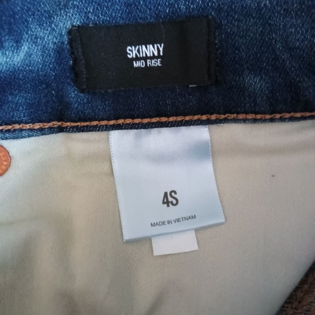Express Express Mid Rise Skinny Jeans Medium Wash Stretch 4 S NWT Size 27" / US 4 / IT 40 - 11 Thumbnail