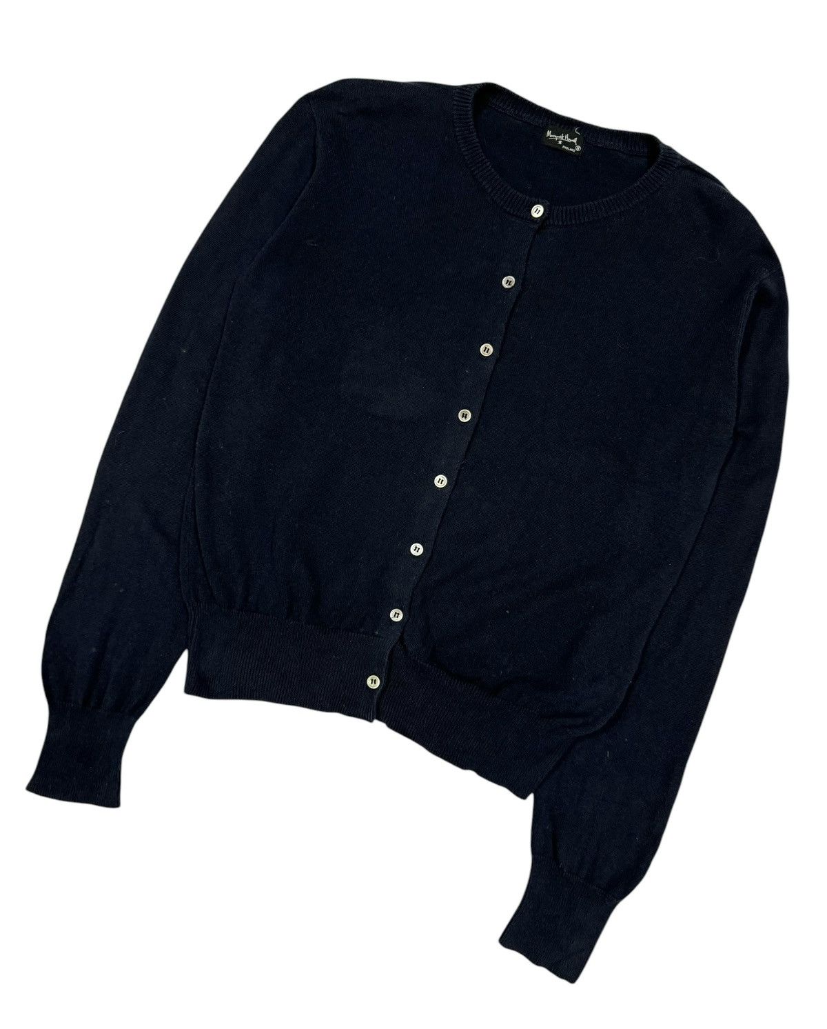 Margaret Howell Margaret Howell England Navy Blue Knitted Cardigan Size US M / EU 48-50 / 2 - 6 Thumbnail