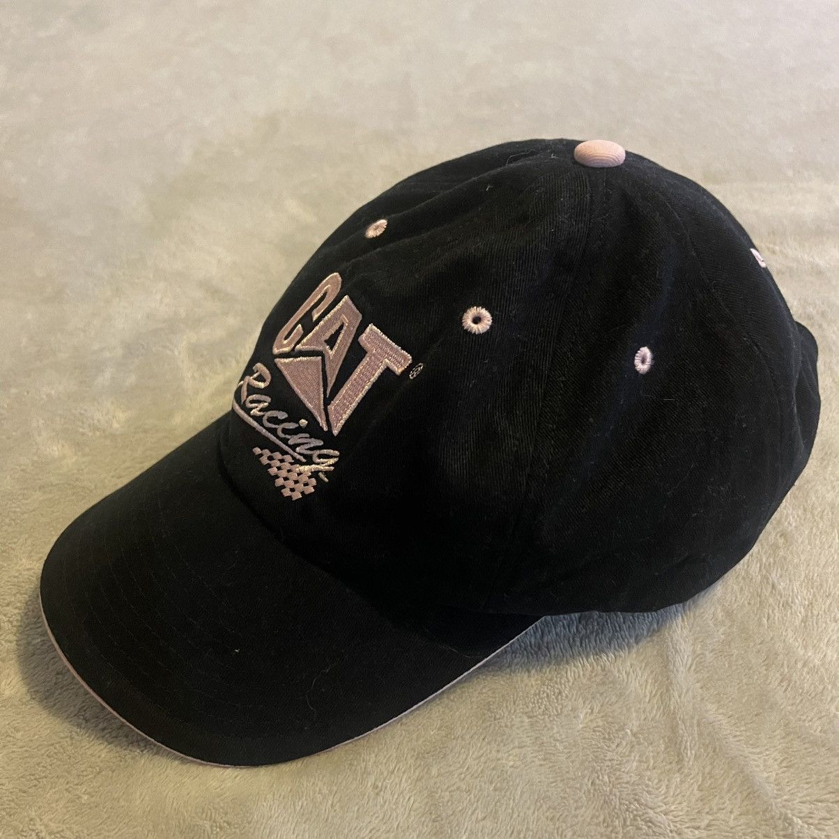 Caterpillar Caterpillar Racing Hat Women One Size Black Baseball Cap Size ONE SIZE - 9 Thumbnail
