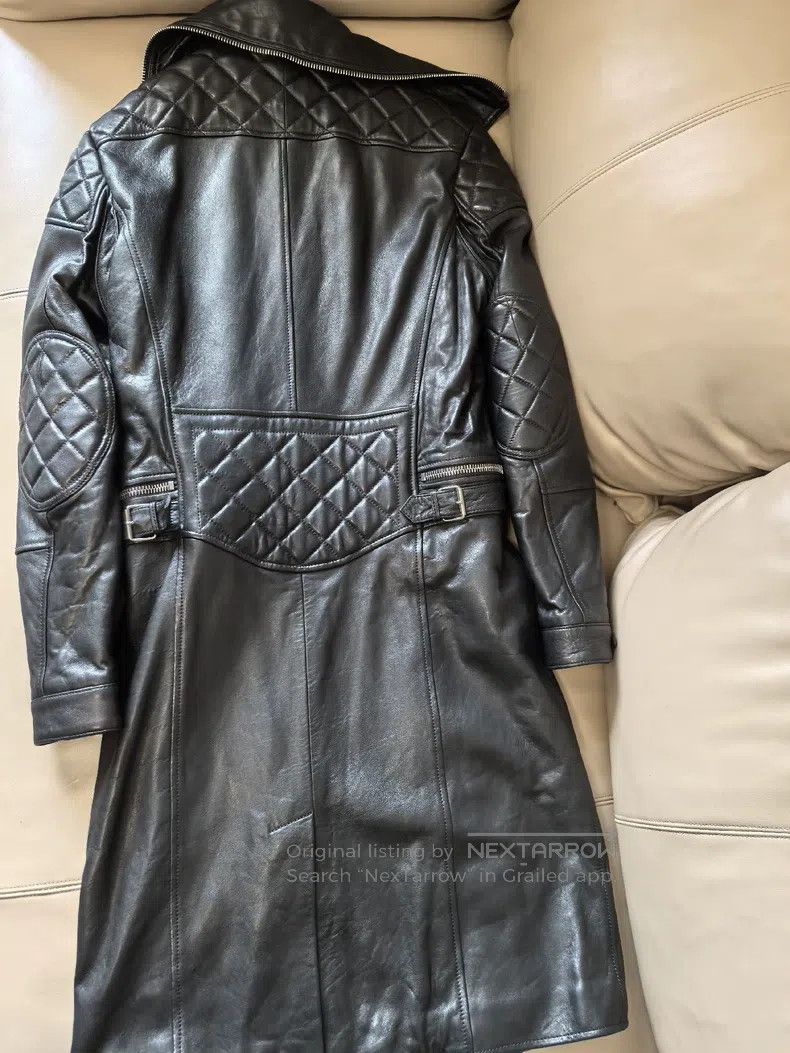 Givenchy Givenchy Long leather coat Size US M / EU 48-50 / 2 - 2 Thumbnail
