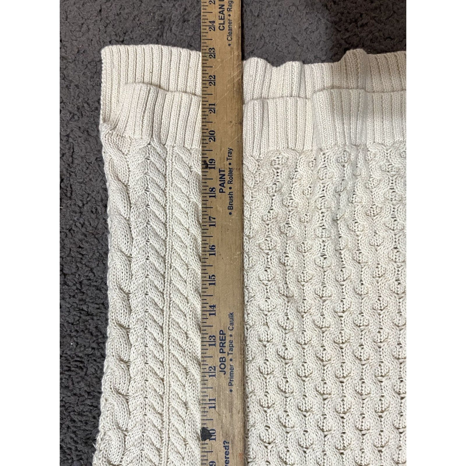 American Eagle Outfitters American Eagle Sweater Women’s S Ivory Cable-Knit Long Sleeve Turtleneck Casual Classic 90s Size S / US 4 / IT 40 - 5 Thumbnail