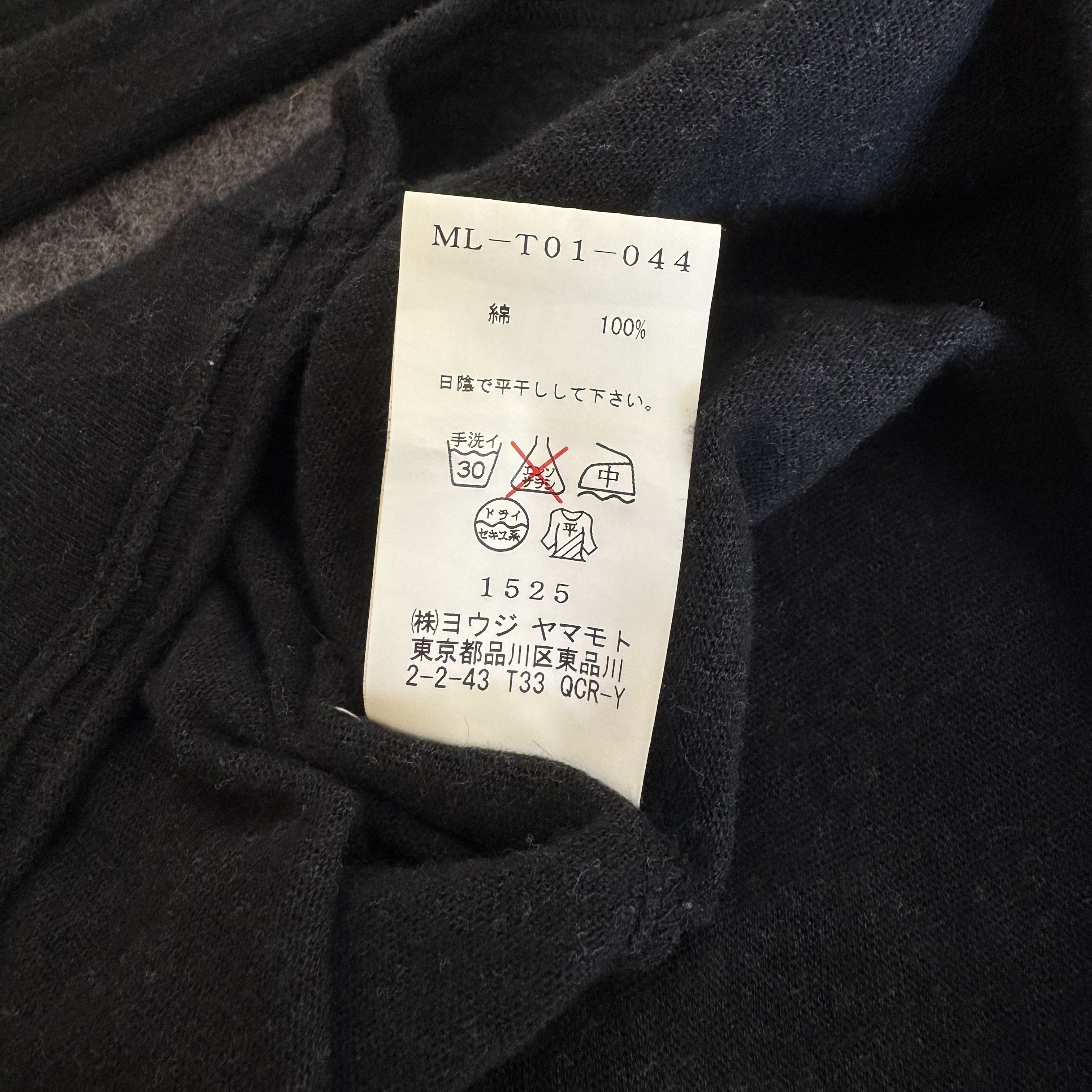 Yohji Yamamoto Y's Yohji Yamamoto Long Sleeve T-Shirt Size US L / EU 52-54 / 3 - 13 Thumbnail