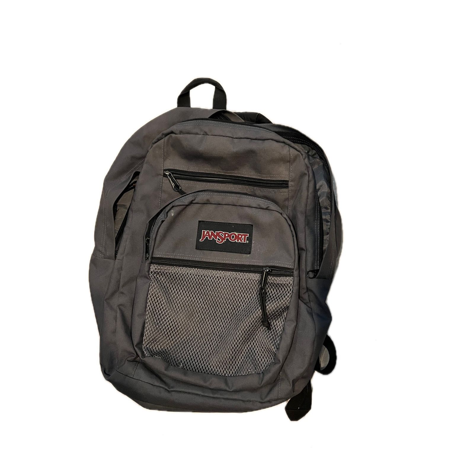 Jansport JanSport Big Campus Gray Black Backpack Size 26 - 1 Thumbnail