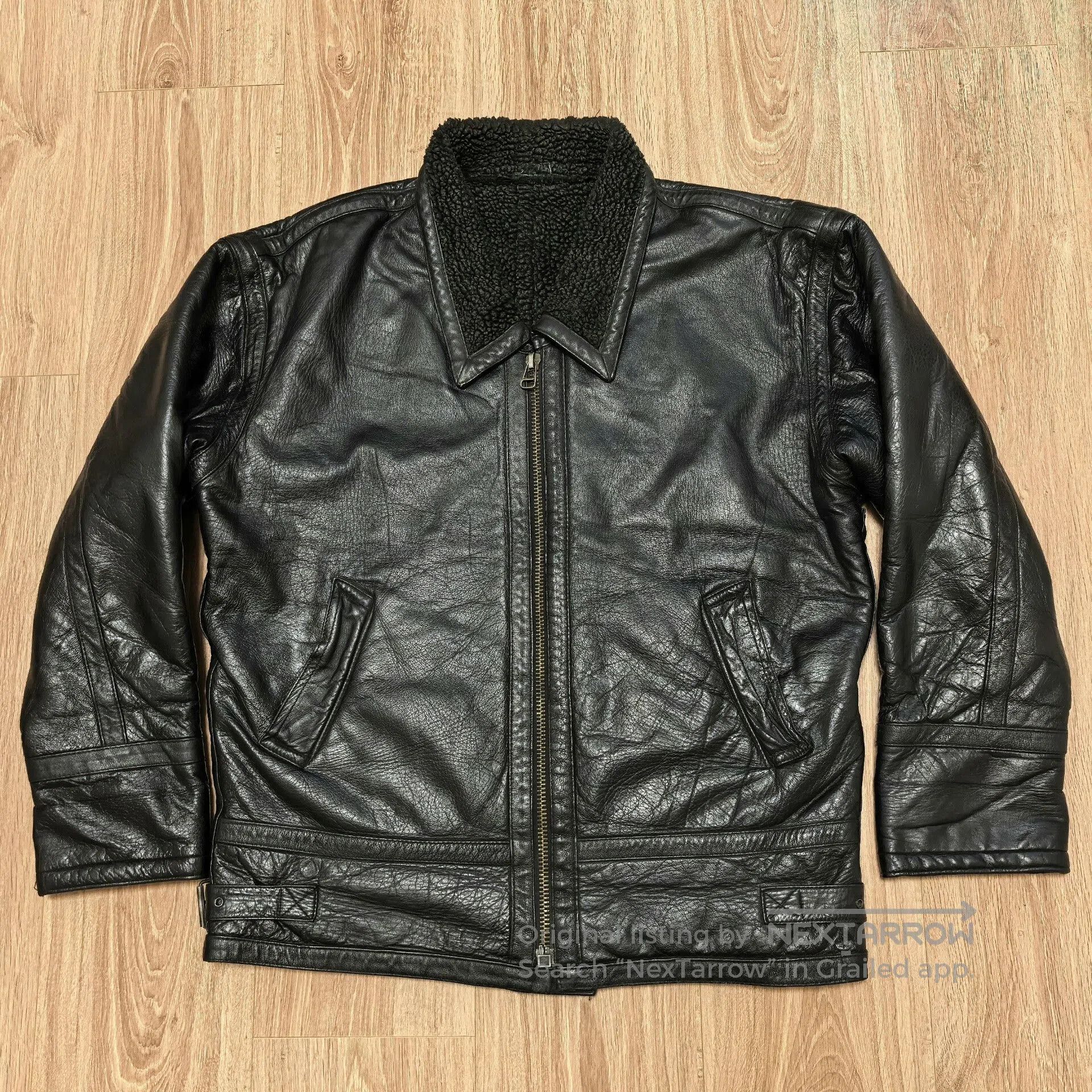 Cockpit USA US WINGS B3 Leather Fur Coat. Size US XS / EU 42 / 0 - 1 Thumbnail