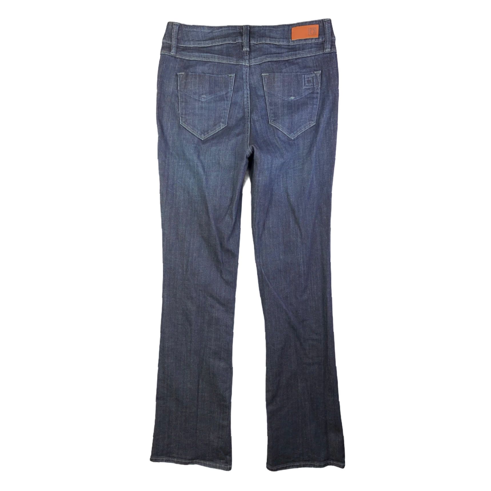 Liz Claiborne Liz Claiborne Classic Stretch Bootcut Jeans Womens 8 29x32 Blue Mid Rise Denim Regular Fit, Cotton, Blue Jeans Size 30" / US 8 / IT 44 - 2 Thumbnail