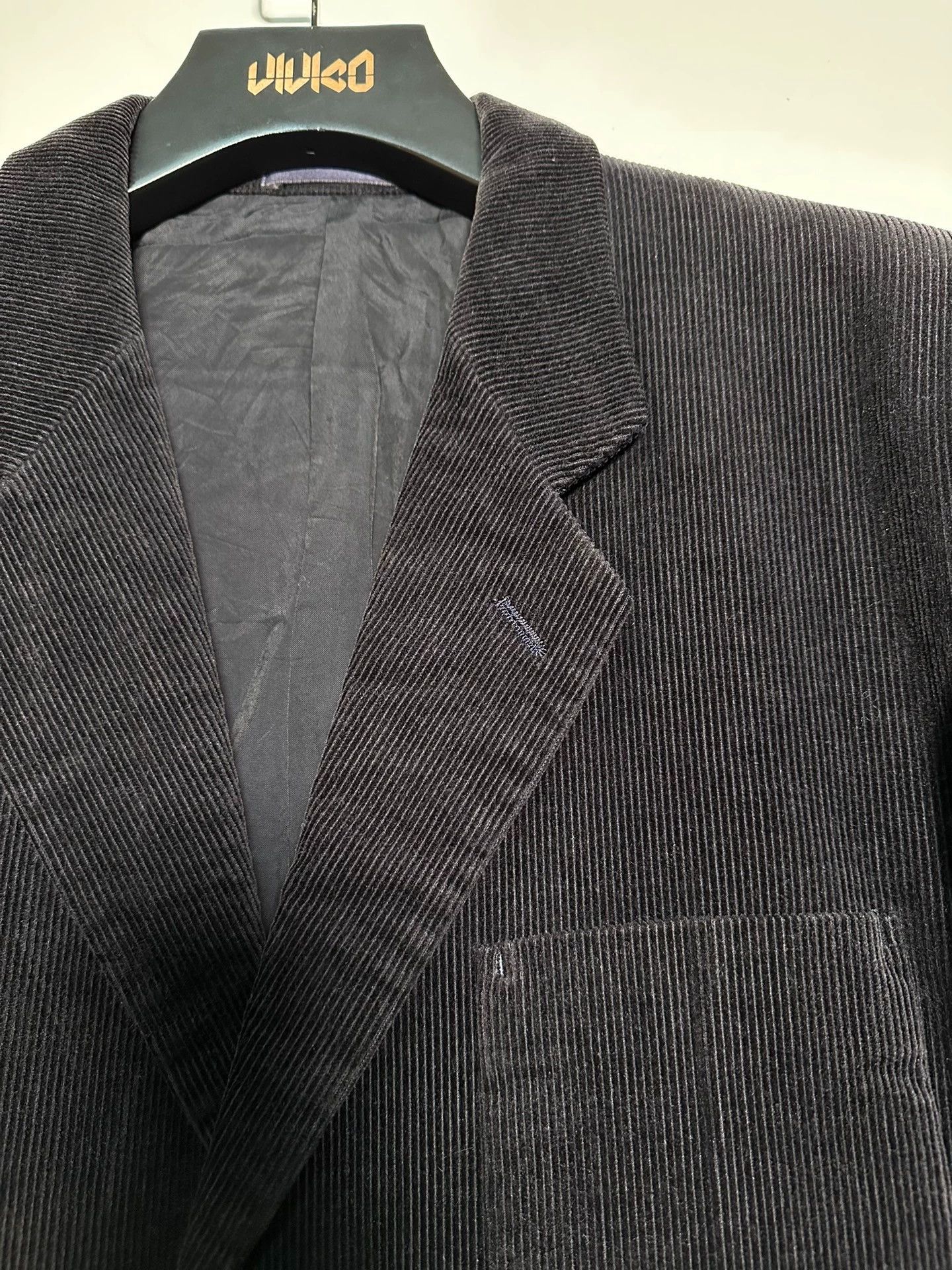 Comme des Garcons CDG Corduroy Oversized Suit Jacket Navy 49/116 Size US M / EU 48-50 / 2 - 3 Thumbnail