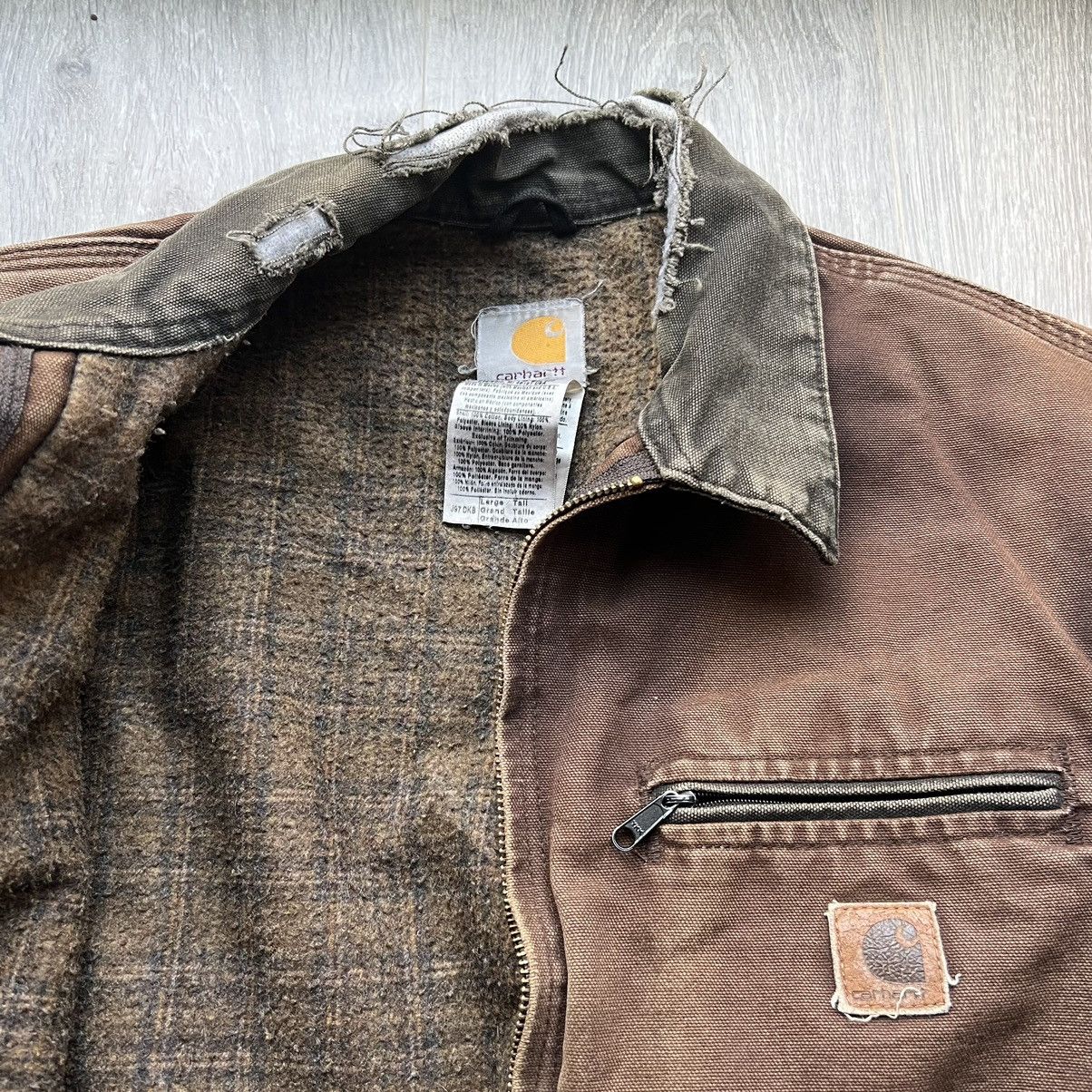 Carhartt Vintage Brown Carhartt Detroit Jacket J97 Size US L / EU 52-54 / 3 - 3 Thumbnail
