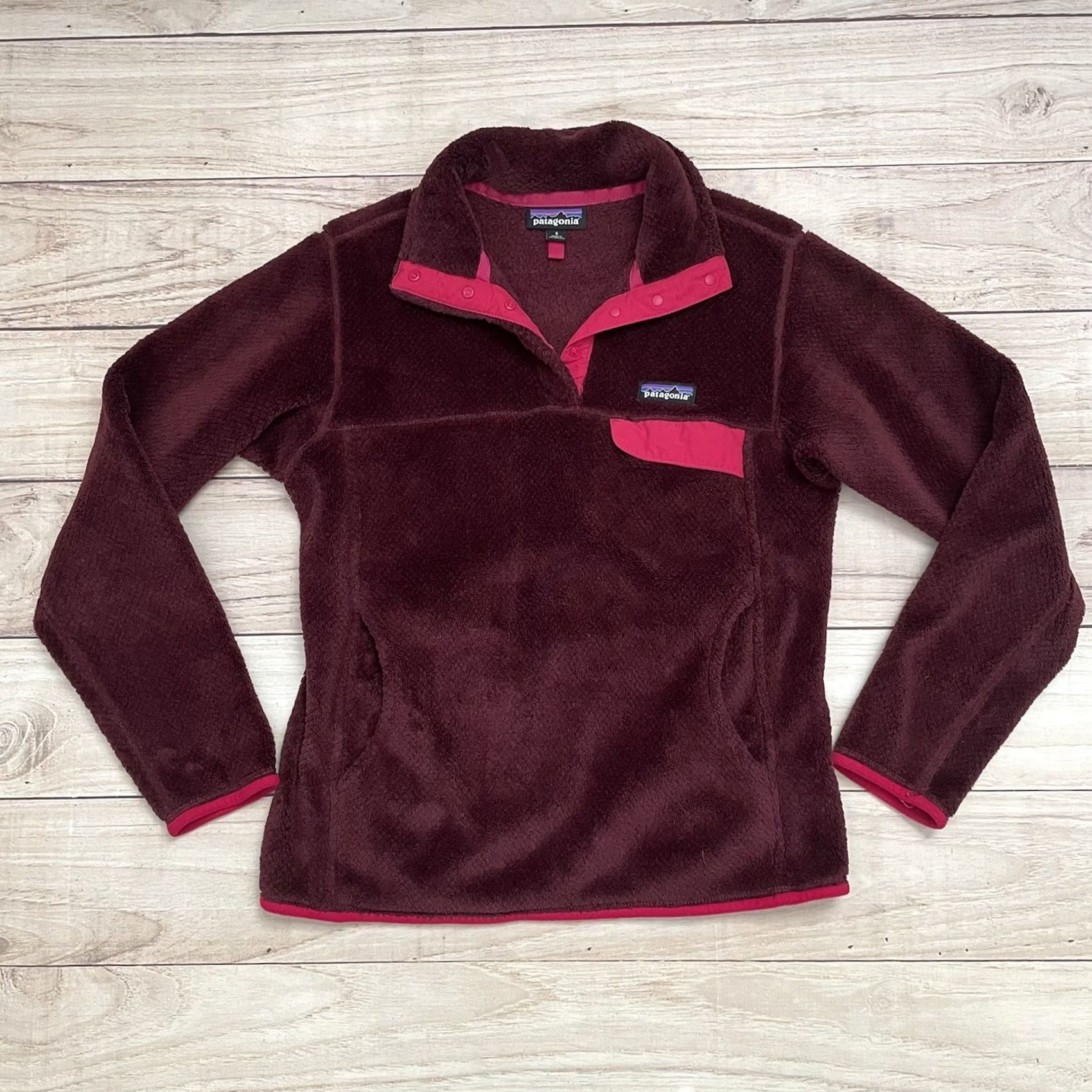 Patagonia Patagonia Re-Tool Vintage Maroon Fleece Jacket Women’s Small Size XS? Size S / US 4 / IT 40 - 2 Thumbnail