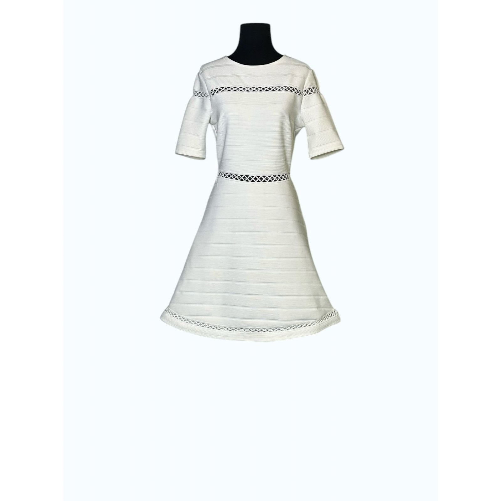 Topshop TOPSHOP white bandage skater mini dress size 6 Size M / US 6-8 / IT 42-44 - 10 Thumbnail