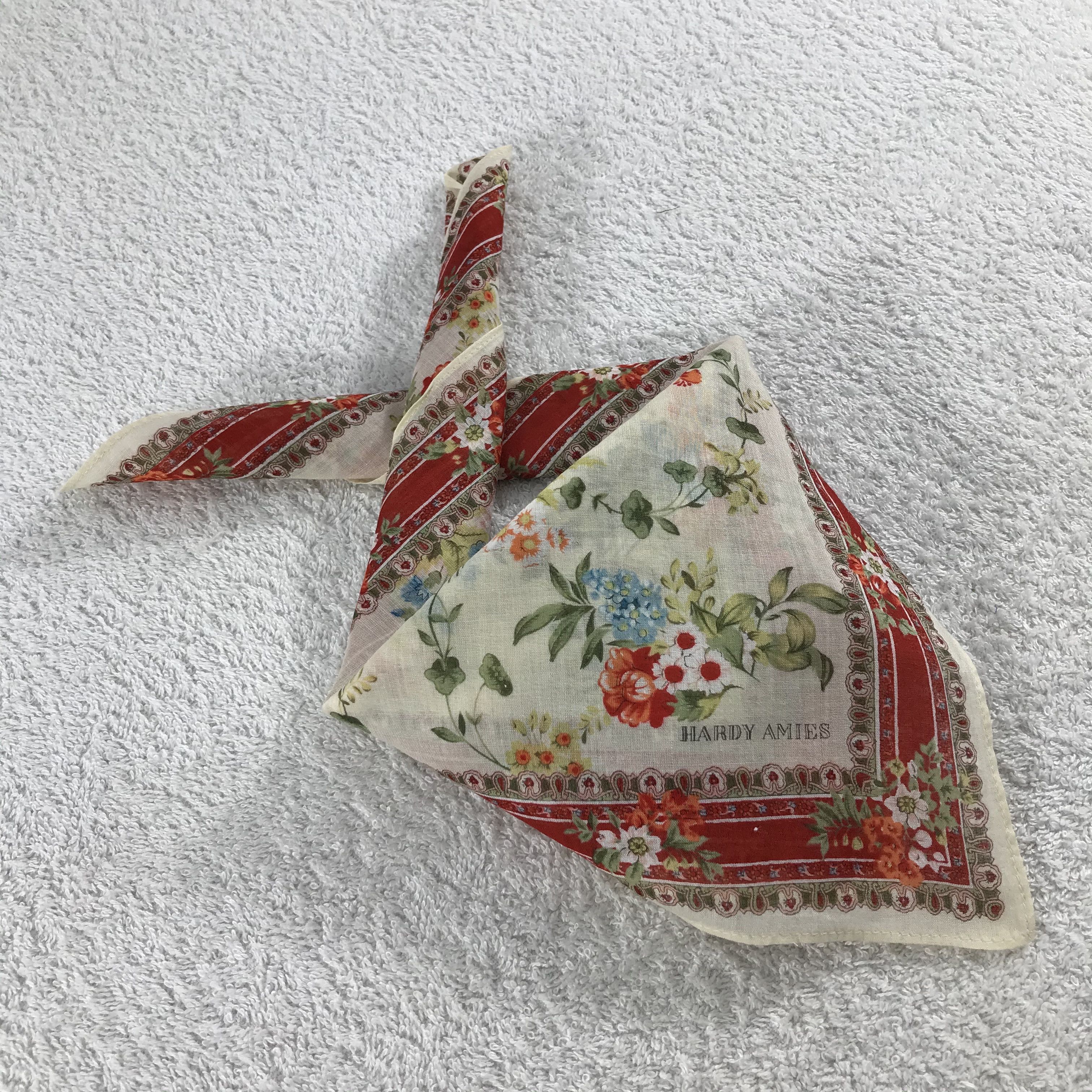 Hardy Amies × Vintage Hardy Amies Bandana / Handkerchief / Neckerchief - S048 Size ONE SIZE - 4 Thumbnail