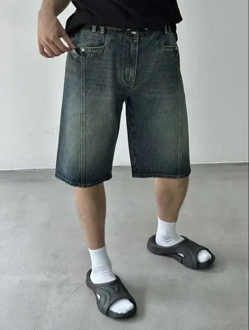Other Blue washed loose versatile denim shorts Size US 32 / EU 48 - 5 Thumbnail